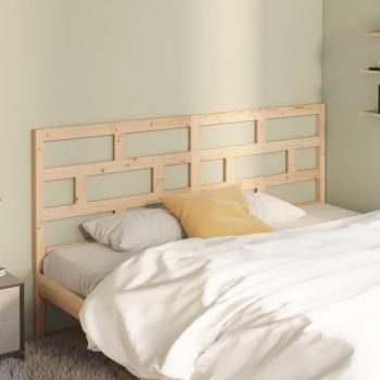 Cabecero de cama 206x4x100 cm madera maciza de pino