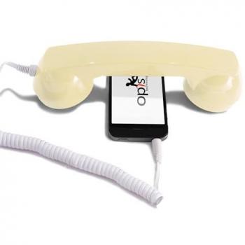 Auricular Retro 60s para Android y Windows - Beige