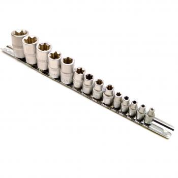 / Star Torx hembra hembra 14PC configurada dr 1/4 3/8 y 1/2 dr dr E Socket TE355
