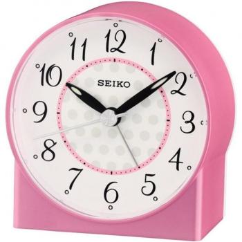 Reloj Despertador Analógico Seiko QHE136P con Alarma Zumbador
