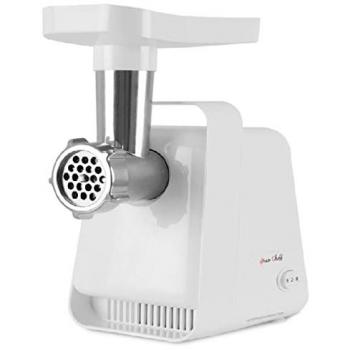 Picadora de carne Orbegozo 600W con 3 discos de acero inoxidable, 2 cuchillas y accesorio para rellenar salchichas