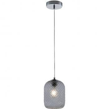 Lámpara colgante Eco-Light Ashford S15 con pantalla de vidrio gris, diseño moderno y elegante, ideal para decoración interior