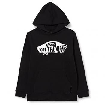 Sudadera con Capucha Vans Board Junior Negra, unisex para niños de 12 a 14 años, talla L