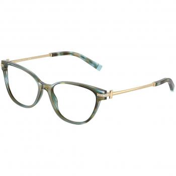 Tiffany & Co. TF2223B Asian Fit 8124 Women’s Eyeglasses Tortoiseshell Size 52 - Frame Only - Blue Light Block Available