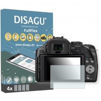 4 Disagu FullFlex protector pantalla para Panasonic Lumix DMC-G5K protectores de pantalla