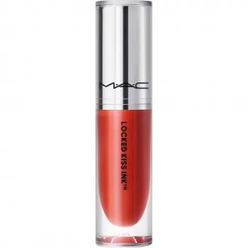MAC Cosmetics Locked Kiss Ink 24HR Lipcolour, Long-lasting Matt Liquid Lipstick, Shade Brazen, 4 ml