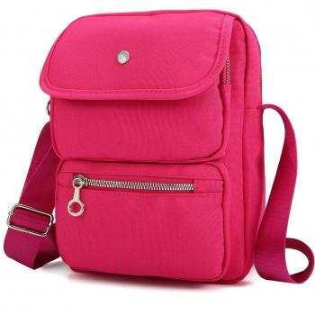 Bolso Crossbody para Mujeres,JOSEKO Bolso de Hombro de Nylon con múltiples Bolsillos Bolso Bolsa de Pasaporte de Viaje Bolsa Messenger Bag