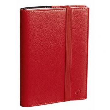 Agenda Time & Life Grande Semanal Espiralada con Elástico Rojo 16x24 cm