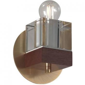 Aplique de diseño RIVIERA Mahagoni con 1 luz