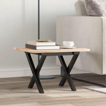 Marco de mesa X-Legs 30x30x33 cm en acero para mesa de estar