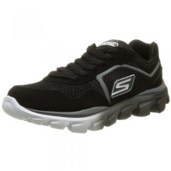 Skechers GOrun Ride Supreme - Zapatillas de material sintético para niño, negro