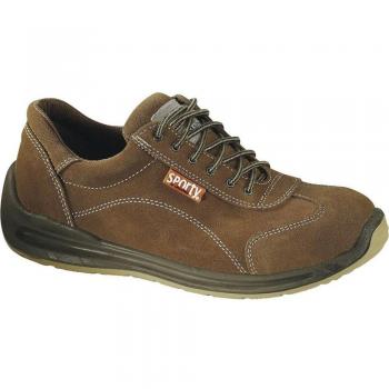 Zapato de seguridad Viper talla 43 S2 SRC piel ante marrón LEMAITRE