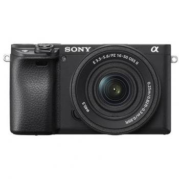 Sony Alpha A6400 Mirrorless Camera Kit with E PZ 16-50mm f/3.5-5.6 OSS Lens, 24.2MP, Fast Autofocus, 4K Video