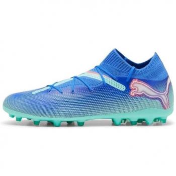 Botas de fútbol Puma Future 7 Pro MG, características: diseño para césped artificial, color azul, talla 45