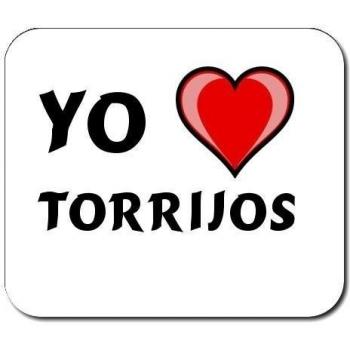 Almohadilla con estampada de Te quiero Torrijos