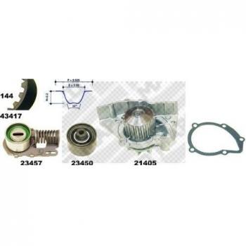 Mapco 41417 Bomba de agua + kit correa distribución