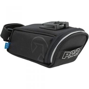 PRO Bolsa Sillín Maxi QR Accesorios Bici, Adultos Unisex, Negro