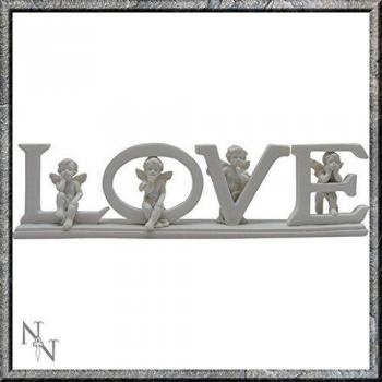 Whispers - Figura, diseño de querubín Love - Chimenea decorativa