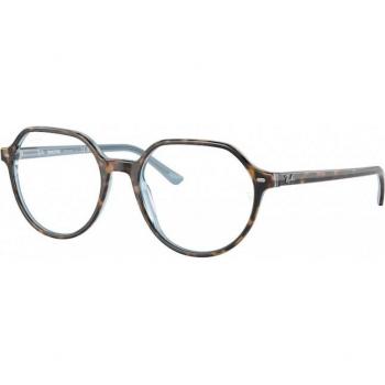 Ray-Ban RB2195 Thalia 1316GG Unisex Square Sunglasses Havana/Light Blue