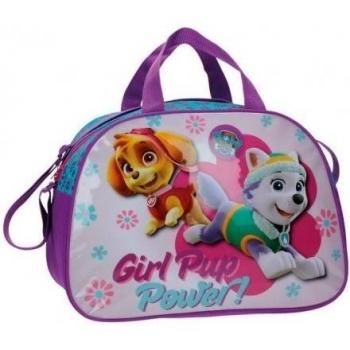 La Patrulla Canina Paw Patrol Girl Bolsa de Viaje, Color Rosa