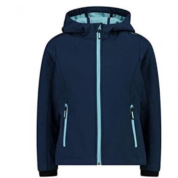 CMP Girls' Waterproof Hooded Softshell Jacket