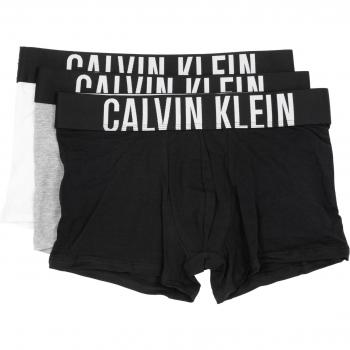 Calvin Klein Men's 3-Pack Intense Power Boxer Trunks in Multicolour (Black/Grey/White) - Size: S