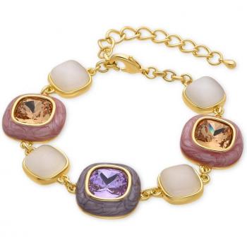 Pulsera Luxenter - Africa Oro Amarillo con Circonita Multicolor