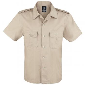 Brandit US - Camiseta de manga corta, color beige, 6XL