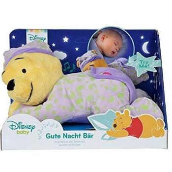Peluches Disney Winnie Pooh - Oso de Buenas Noches 30cm con Melodía y Luz en la Oscuridad