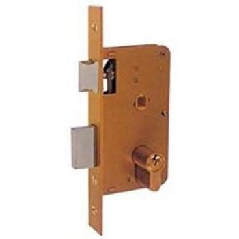 Ezcurra M38871 - Cerradura embutir hierro latonado 4000-60