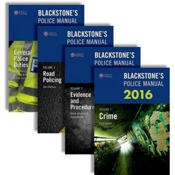 Blackstone's Police Manuals 2016: Four Volume Set