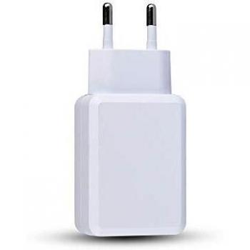 Adaptador de Viaje USB V-TAC VT-1026 Blanco con Carga Rápida QC3.0