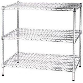 Estantería metálica Archimede 3 estantes robusta 61 x 91 x h. 90 cm para cocina, baño, garaje y vestidor