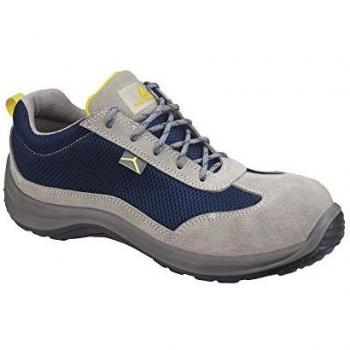 Zapato de seguridad Delta Plus Asti S1P SRC serraje gris unisex talla 42