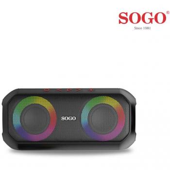 Altavoz Bluetooth Portátil 12W Sogo Vibrant Pro
