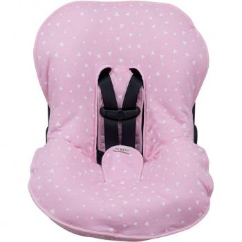 Jyoko Funda Acolchada Universal para Silla de Coche Grupo 0 y 1 - Transpiración, Regulación de Temperatura, diseño Pink Sparkles