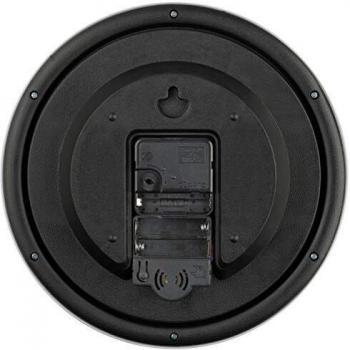 Bresser 8880801 Junior Reloj de Pared para niños con 12 Sonidos de Animales Cada Hora, 25 cm