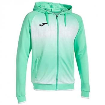 Chaqueta con capucha Joma Tiger V hombre verde y blanco