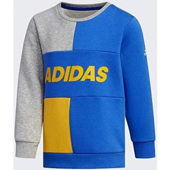 adidas LB Crew Sweat Sudadera, Unisex niños, Azul/Brgrin, 110