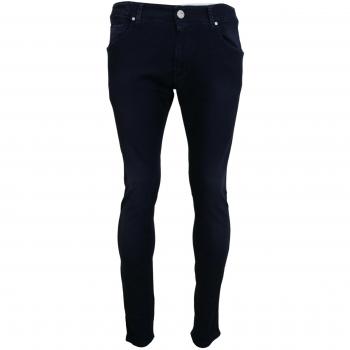 Acht Blue Cotton Tapered Slim Fit Men Casual Denim Jeans - IT46 | M