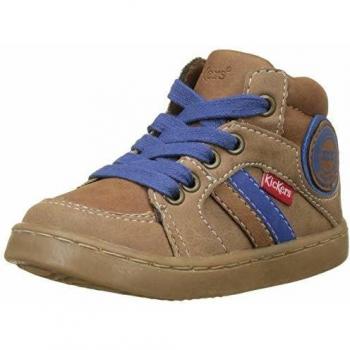 Kickers Derek, Zapatillas para Bebés, Marrón