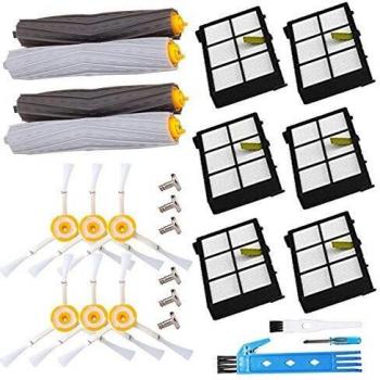 BSDY YQWRFEWYT Replacement Kit Accesorios para IRobot Roomba 800 805 860 861 870 871 880 885 890 900 960 980 Recambio de Filter