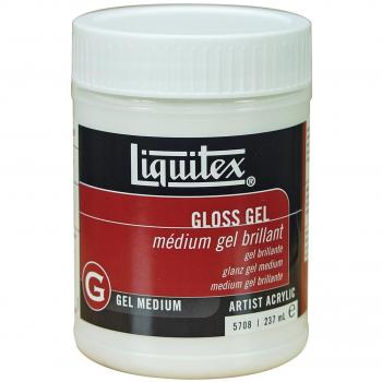 Liquitex - Medium - Gel brillante de 237 ml, transparente