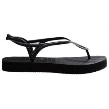 Sandalias Havaianas Luna Plataforma Negro Mujer 37-38