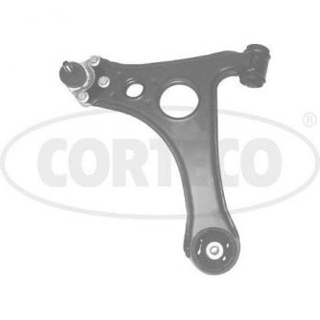 CORTECO control arm 49397130 - Barra oscilante de suspensión de ruedas, fabricada en material resistente, diseñada para garantizar estabilidad y seguridad en la dirección del vehículo, compatible con múltiples modelos de automóviles