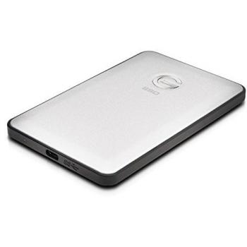 G-Technology G-Drive Slim SSD USB-C - Disco Duro sólido de 500 GB Color Plateado