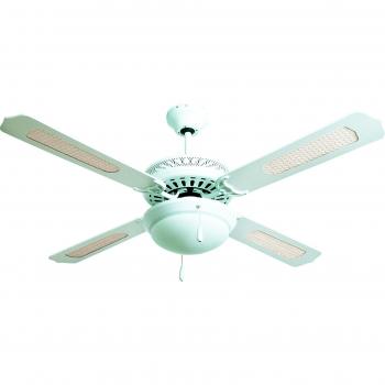 Orbegozo CP 25132 B - Ventilador de techo con luz, 4 palas, diámetro 132 cm, 3 velocidades, 60 W, negro