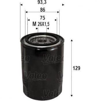 Filtro de aceite VALEO 586076