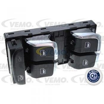 Interruptor de elevalunas VEMO V10-73-0322 para Audi y VW - Calidad Original, Lado del Conductor