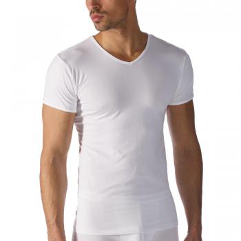 Mey Software V-Neck Short Sleeve Shirt for Men, White, XXL